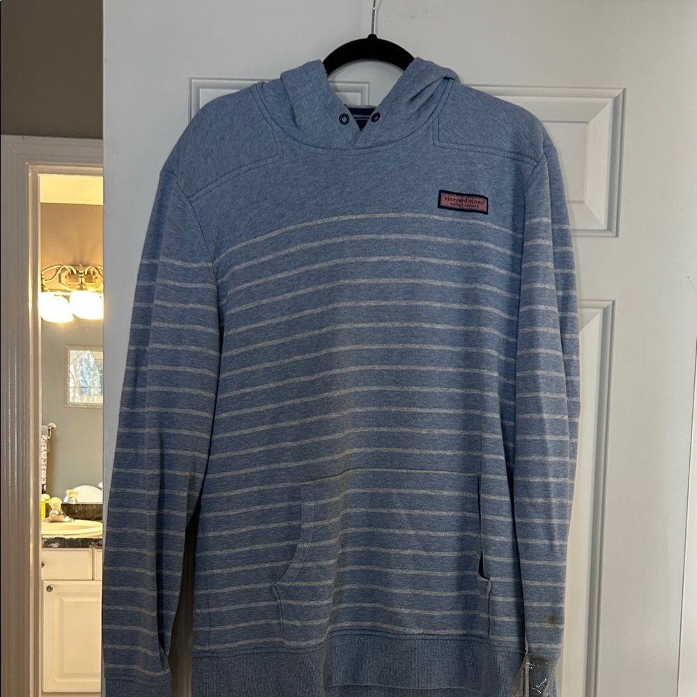 Vineyard Vines Heathered Blue Pullover